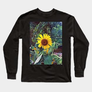 Sunflower in summer Long Sleeve T-Shirt